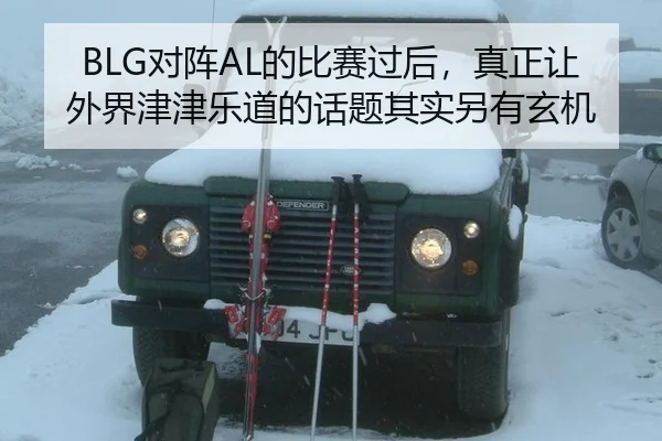 BLG对阵AL的比赛过后，真正让外界津津乐道的话题其实另有玄机
